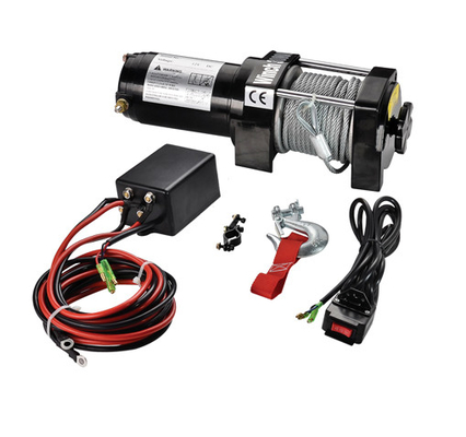 Rocker Switch kontrol 3000 lb ATV elektrikli vinç / bocugatlar 12V ile 4 yönlü silindir Fairlead